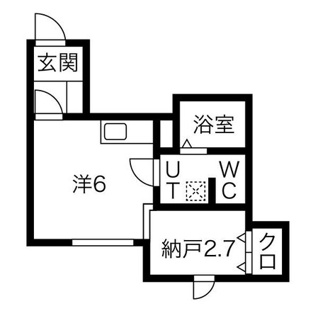 北仙台駅 徒歩10分 1階の物件間取画像